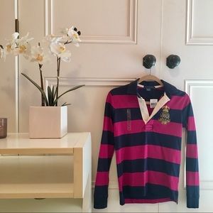 Ralph Lauren Monogram Rugby Polo Long Sleeve